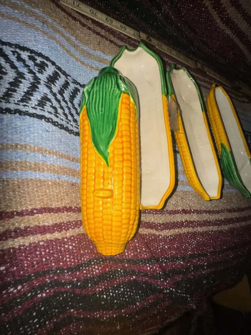 Vintage Ceramic Corn on the Cob Dishes (set of 4)